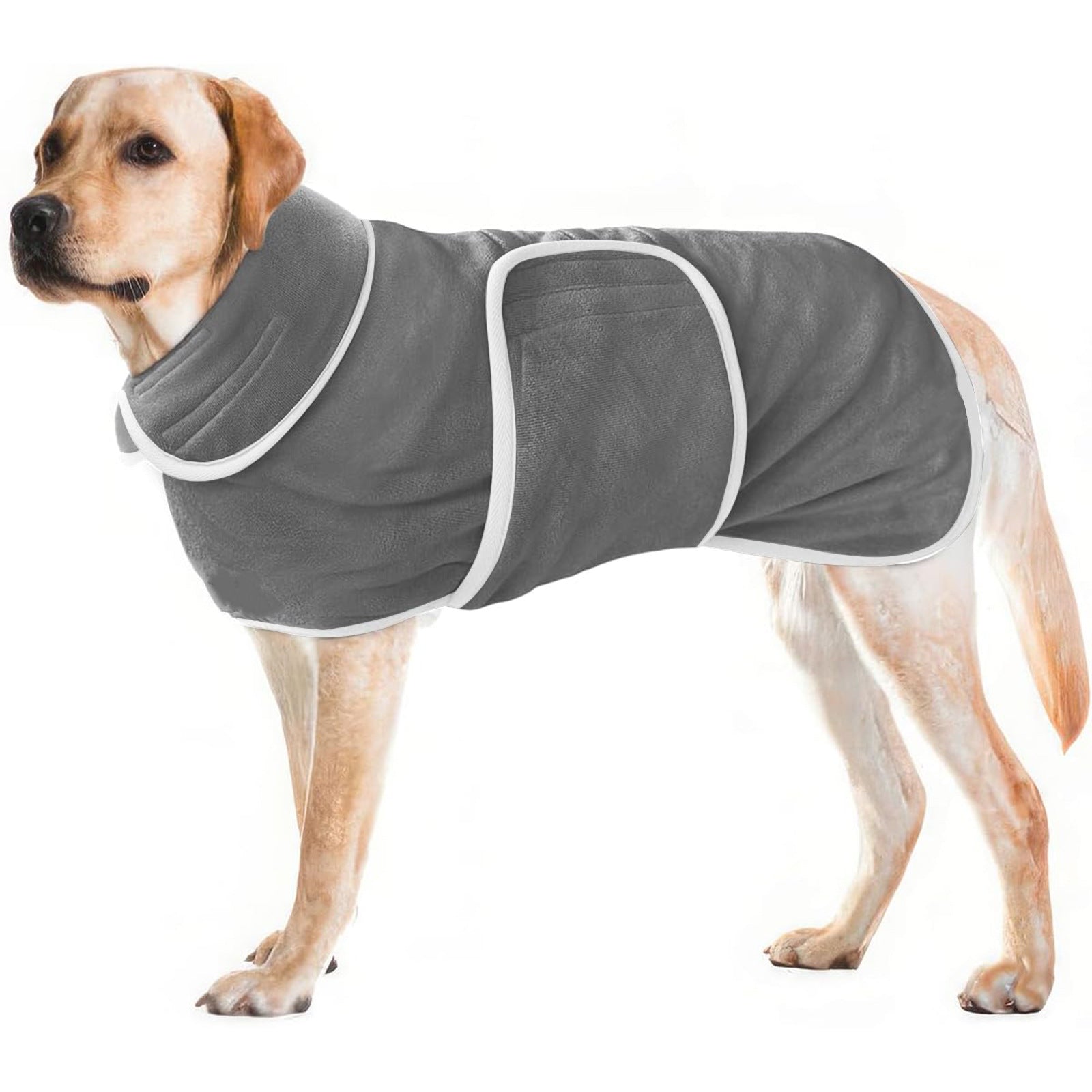 The Ultimate Comfort for Your Pet: Pet Bathrobe Absorbent Bath Towel Pajamas Coat Outfit